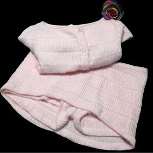 Dolls Kill SNOWFALL STUNNER SKORT SET - PINK